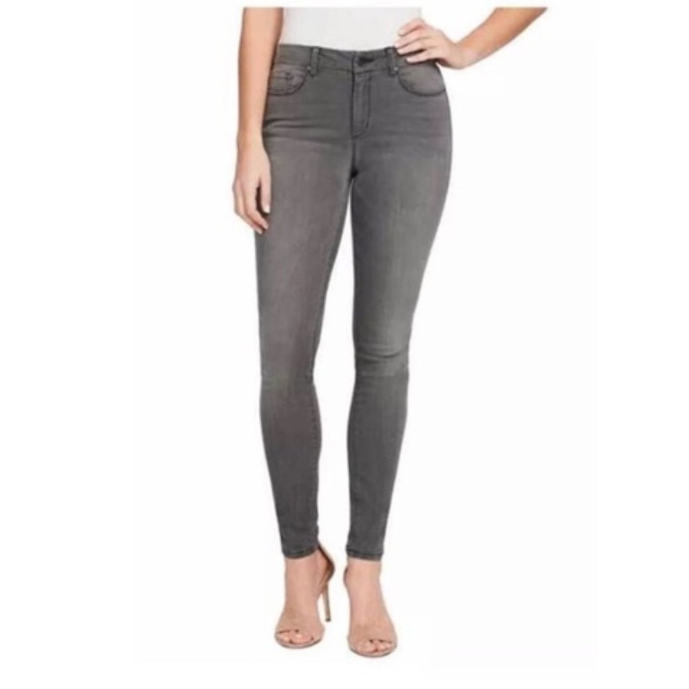 Jessica Simpson High Rise Skinny Grey Jeans 4/27
